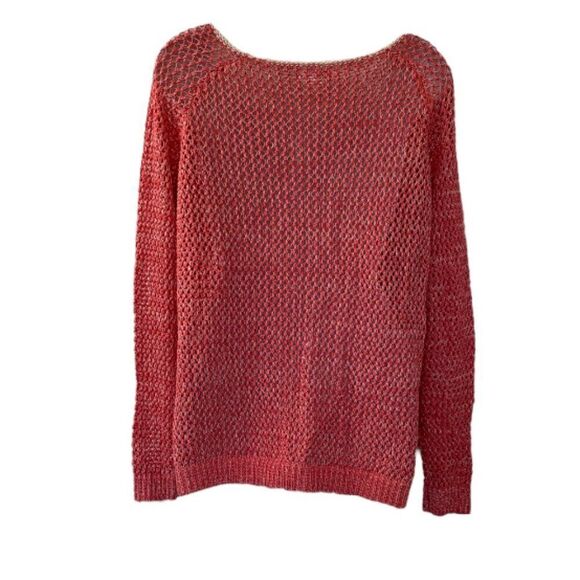 John Paul Richard Coral‎ Open Knit Scoop Neck Layering Sweater Womens Size NWT - Picture 4 of 10